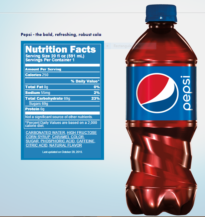 Nutritional Content Of Pepsi A Look At Health Nutrition