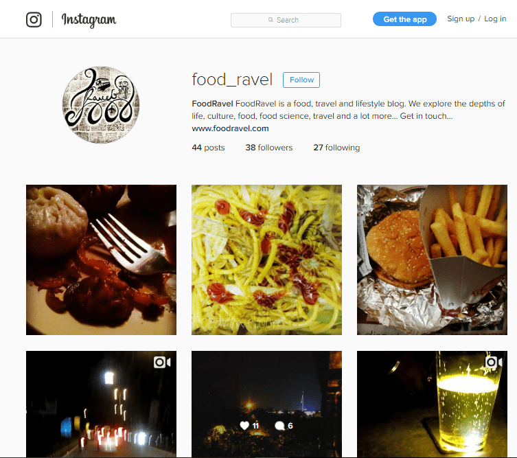 Foodie Moments on Instagram