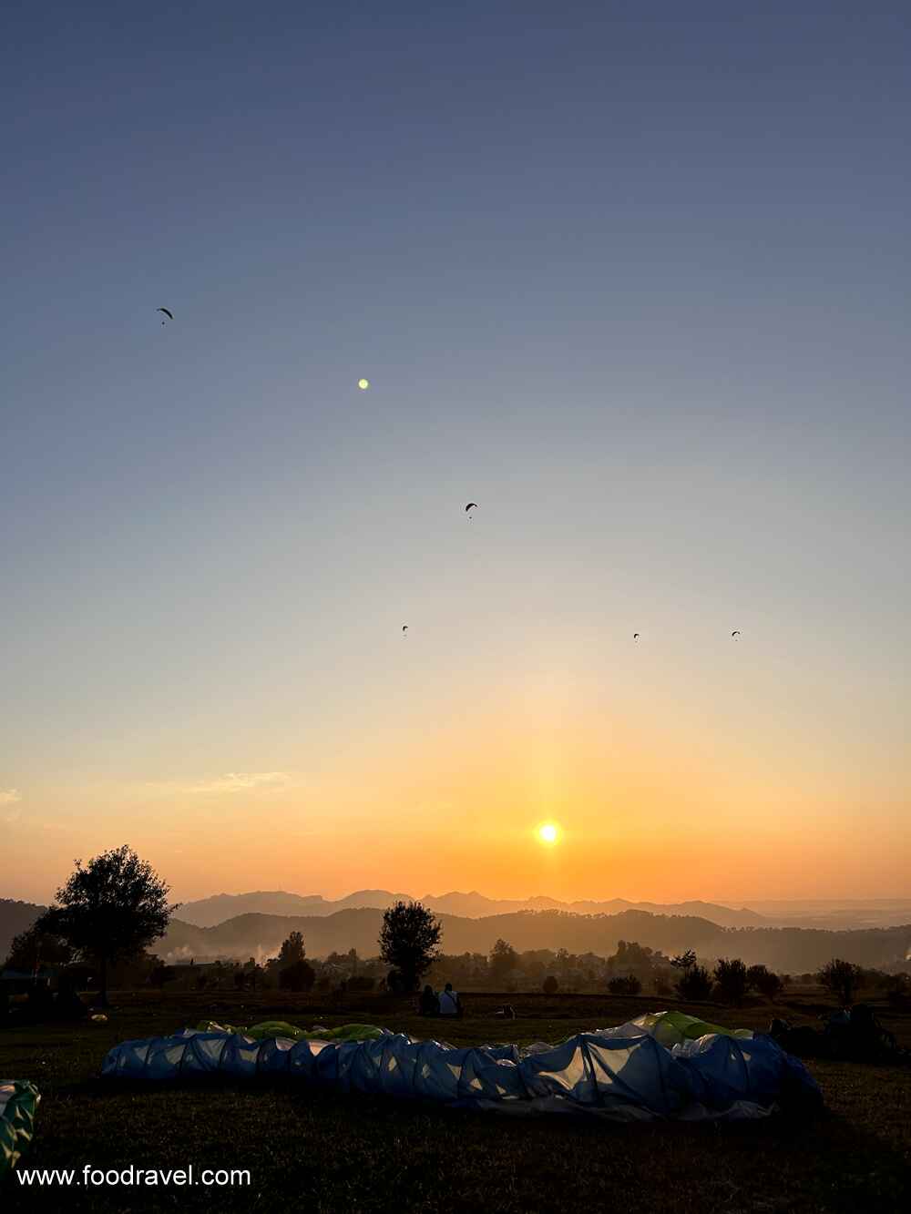 paragliding in bir